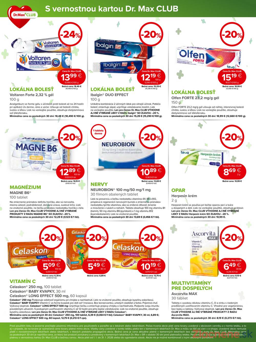 Leták Dr.Max - Dr.Max do 31.1. - strana 5