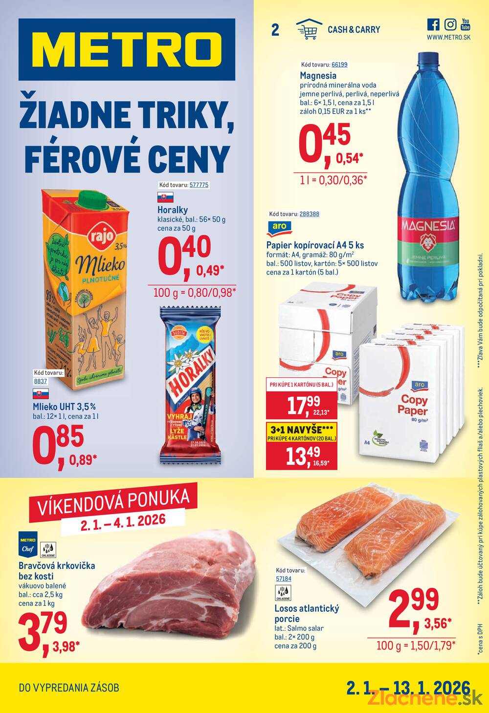 Leták METRO - METRO Maloobchod do 13.1. - strana 1