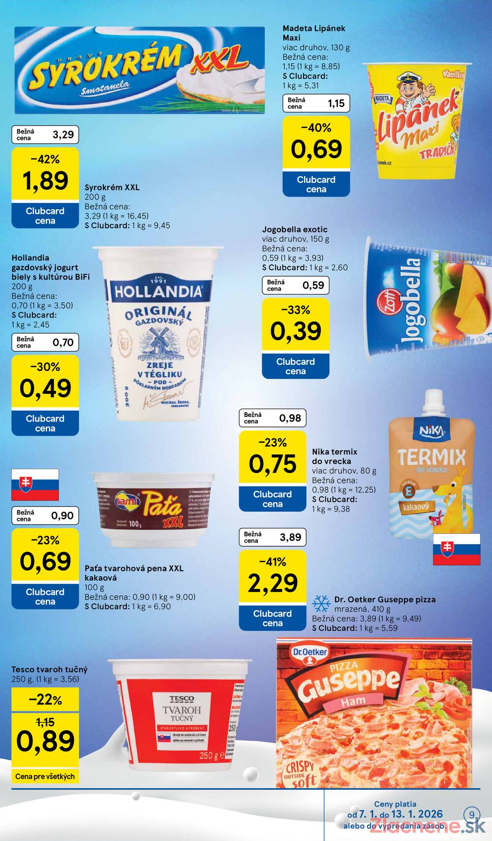 Leták Tesco - Tesco supermarkety od 7.1. do 13.1.2026 - strana 9
