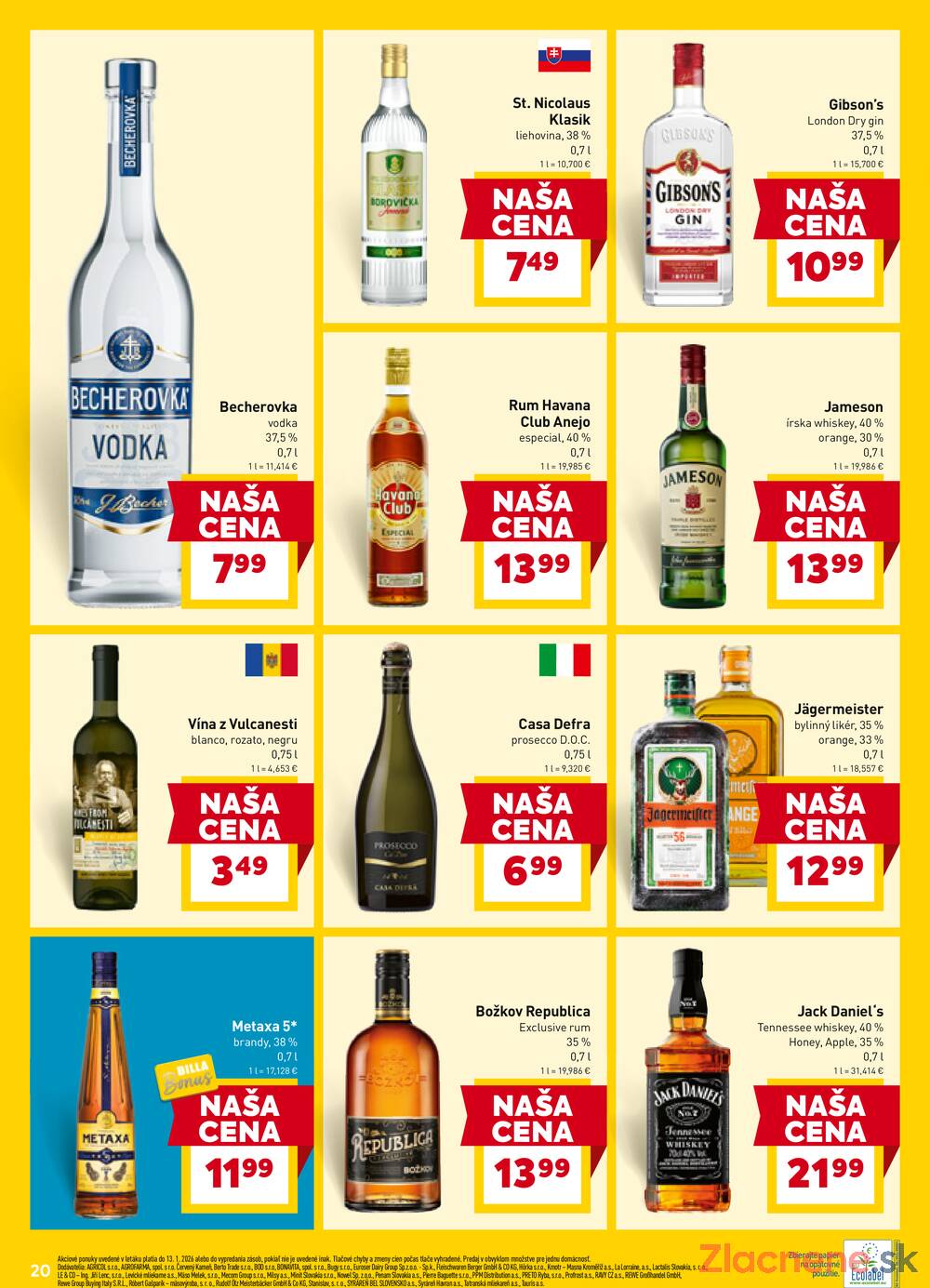 Leták BILLA - BILLA od 7.1. do 13.1.2026 - strana 20