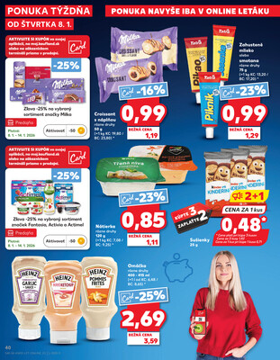 Kaufland 8.1. - 14.1. - Kaufland Bardejov