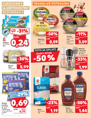 Kaufland 8.1. - 14.1. - Kaufland Bardejov