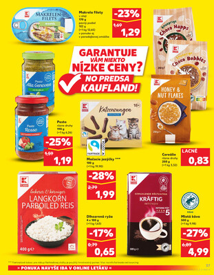 Kaufland 8.1. - 14.1. - Kaufland Poprad - Jiřího Wolkera