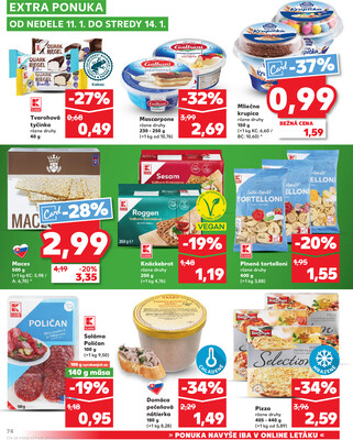 Kaufland 8.1. - 14.1. - Kaufland Poprad - Jiřího Wolkera