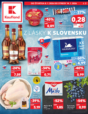 Leták Kaufland 8.1. - 14.1. - Kaufland Bratislava - Rača