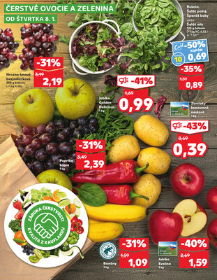 Kaufland 8.1. - 14.1. - Kaufland Ružomberok