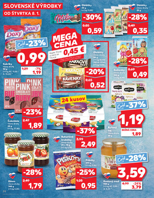 Kaufland 8.1. - 14.1. - Kaufland Ružomberok