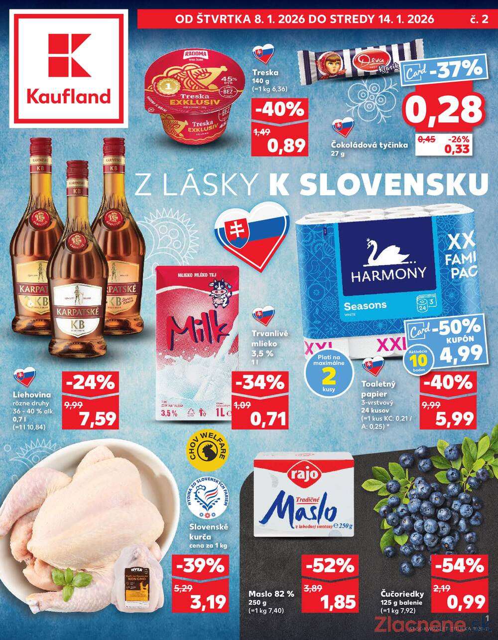 Leták Kaufland - Kaufland 8.1. - 14.1. - Kaufland Banská Bystrica - Radvaň - strana 1