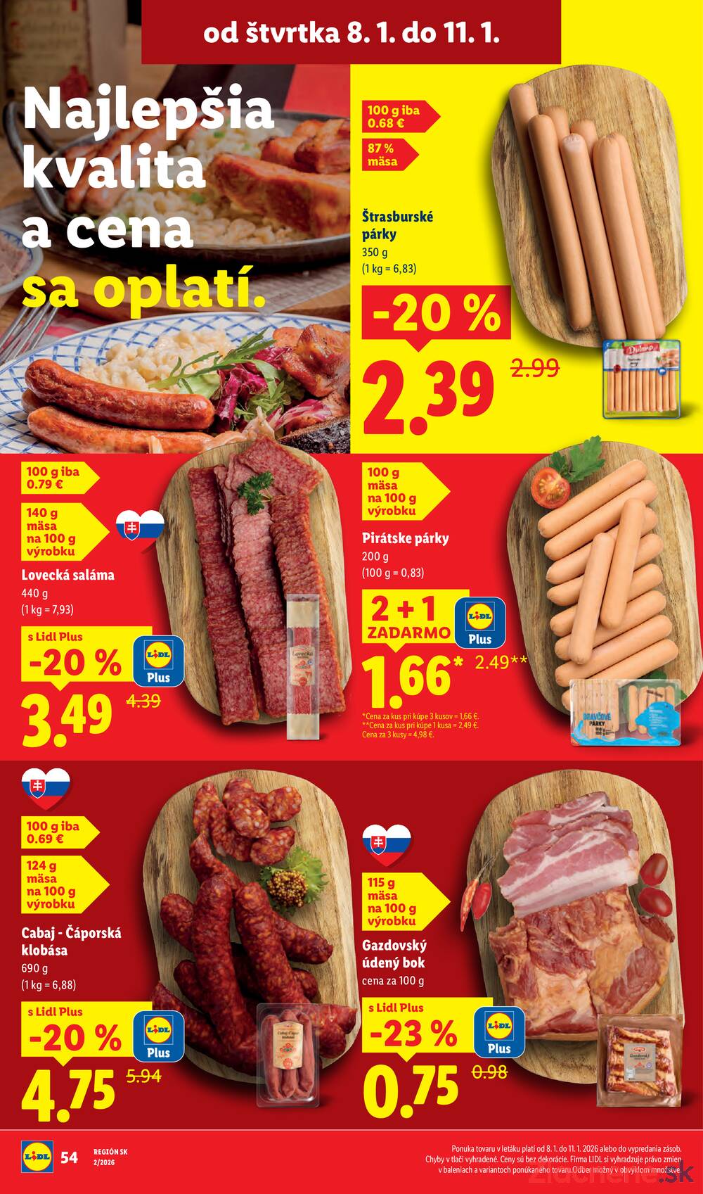 Leták Lidl - Lidl II. do 11.1. - strana 14