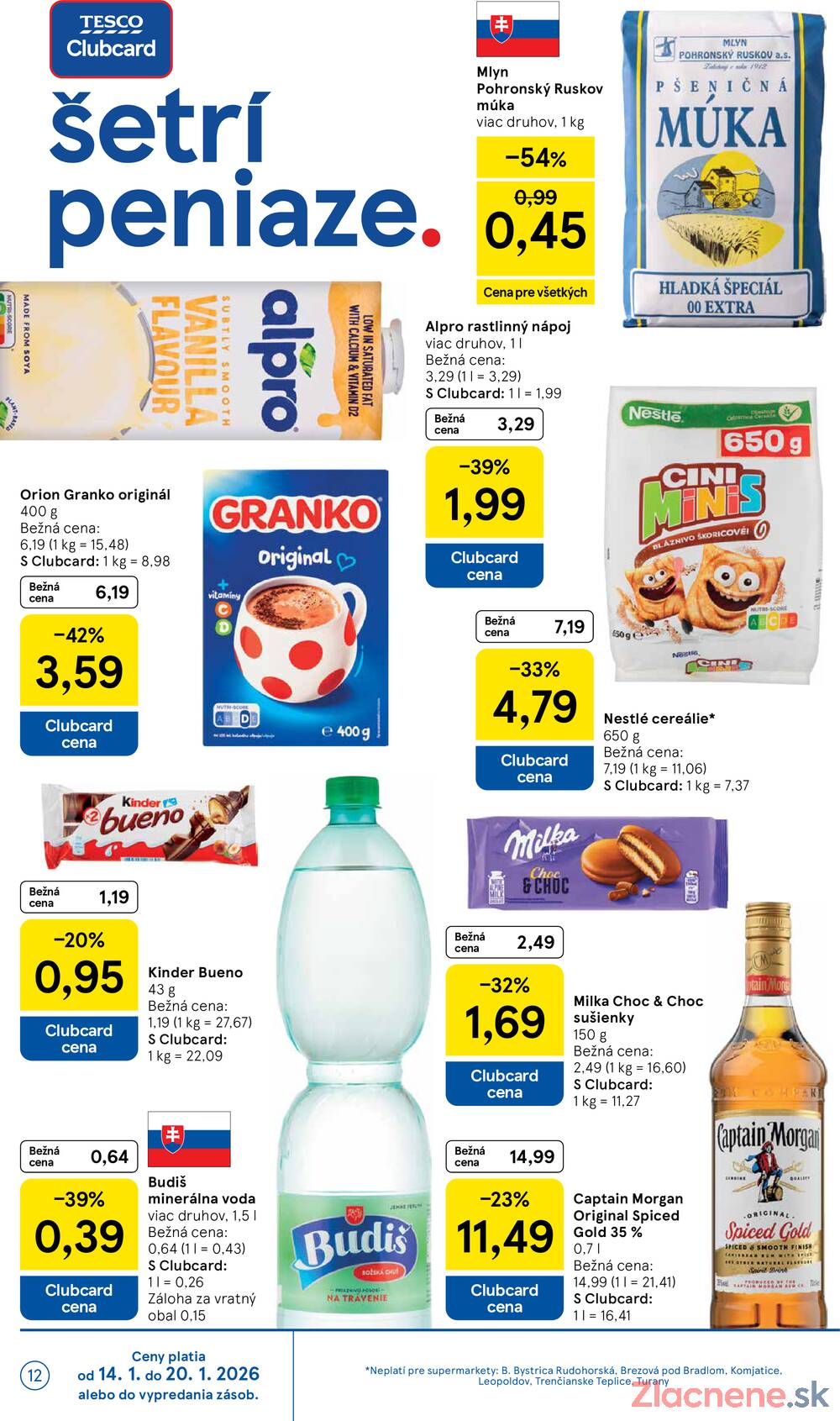 Leták Tesco - Tesco supermarkety od 14.1. do 20.1.2026 - strana 12
