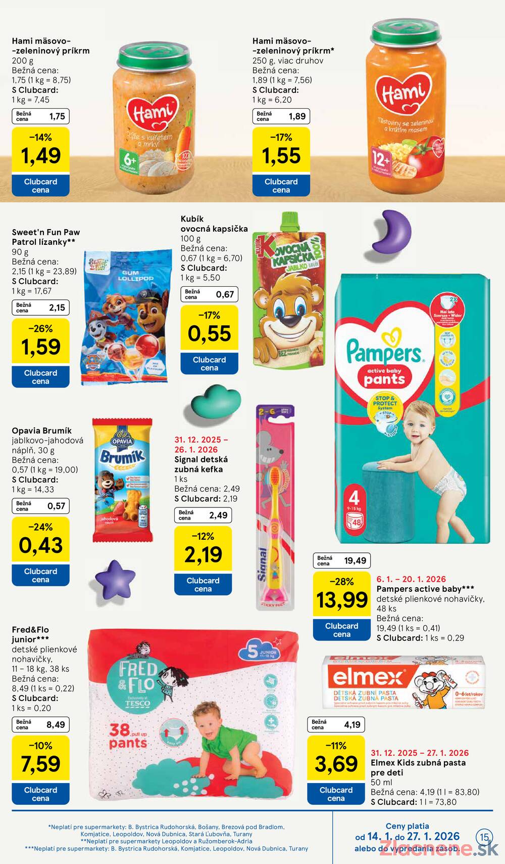 Leták Tesco - Tesco supermarkety od 14.1. do 20.1.2026 - strana 15
