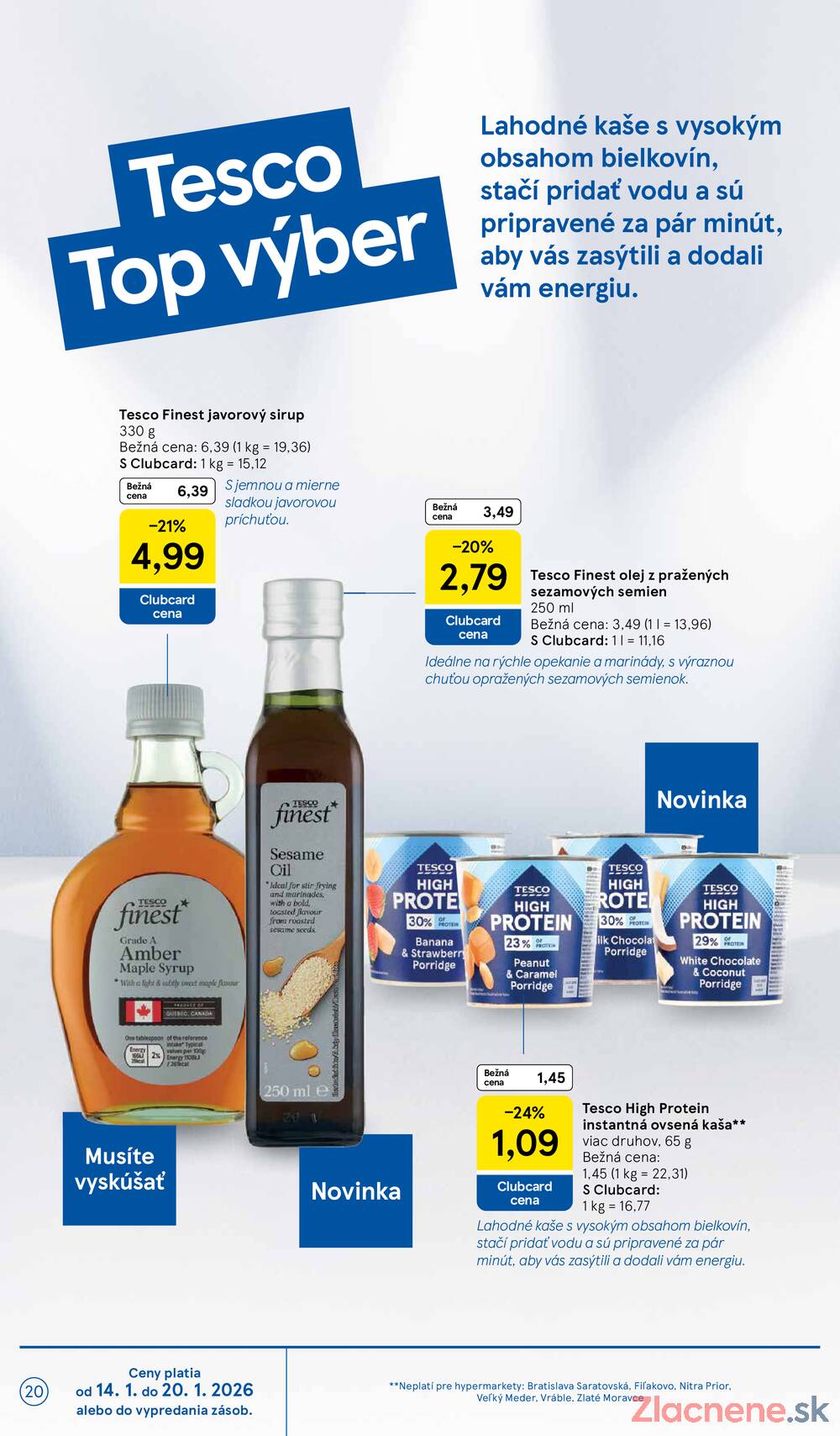 Leták Tesco - Tesco malé hypermarkety od 14.1. do 20.1.2026 - strana 20