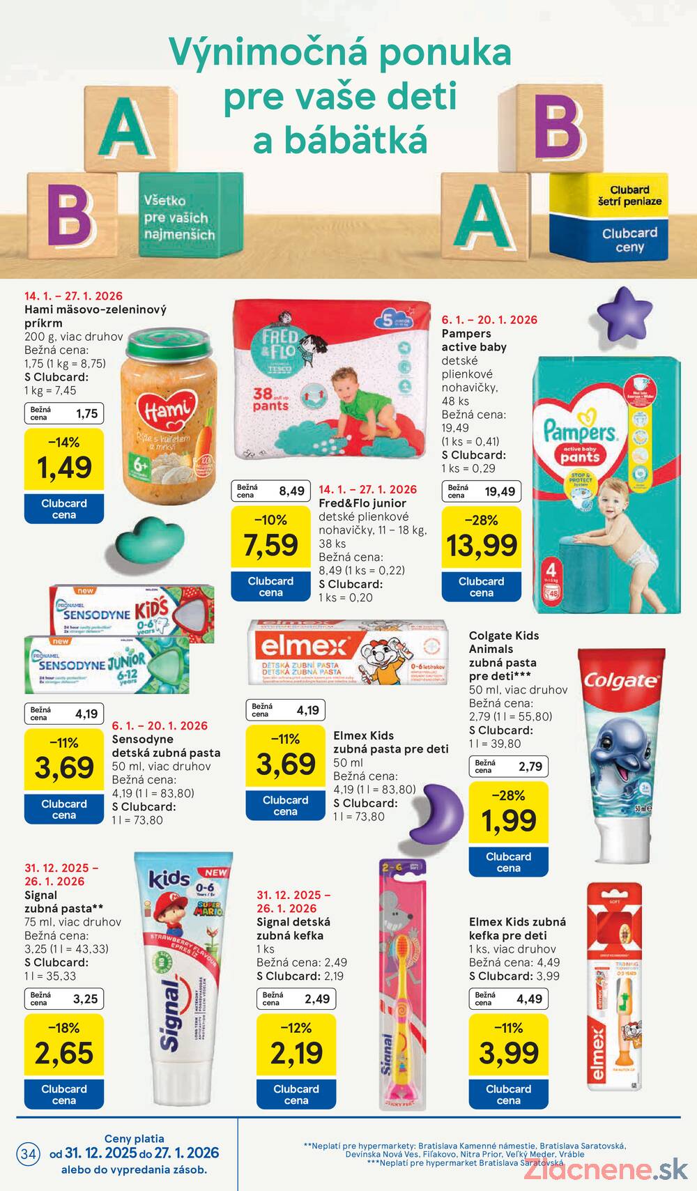 Leták Tesco - Tesco malé hypermarkety od 14.1. do 20.1.2026 - strana 34