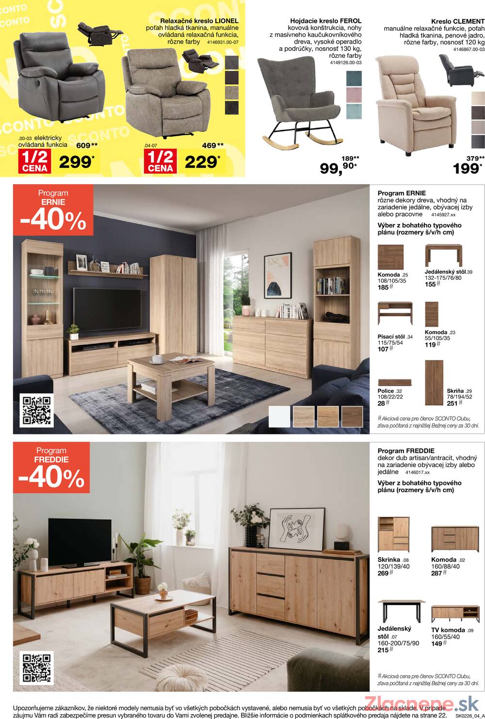 Sconto nábytok od 21.1. do 10.2.2026