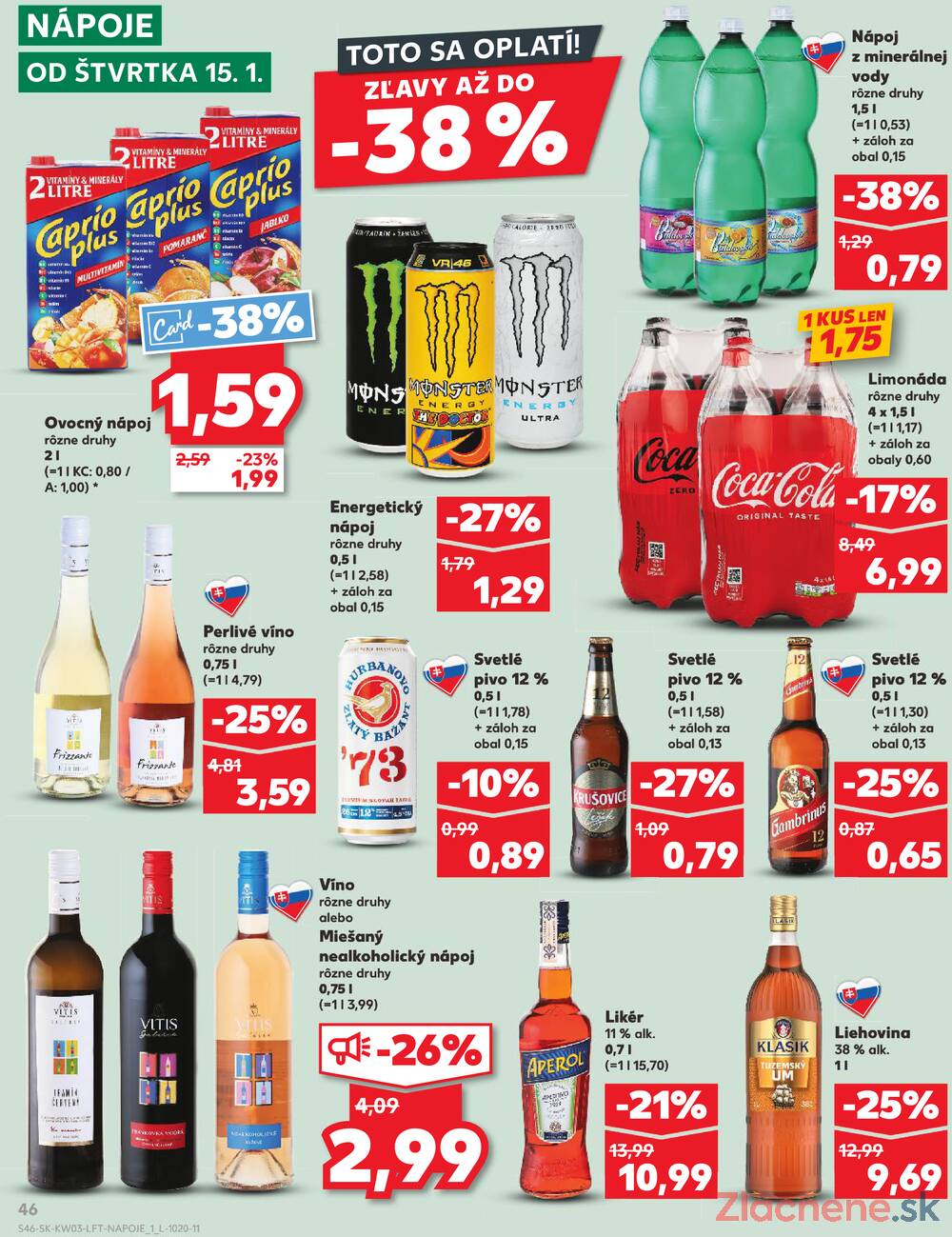 Kaufland 15.1. - 21.1. - Kaufland Vranov nad Topľou