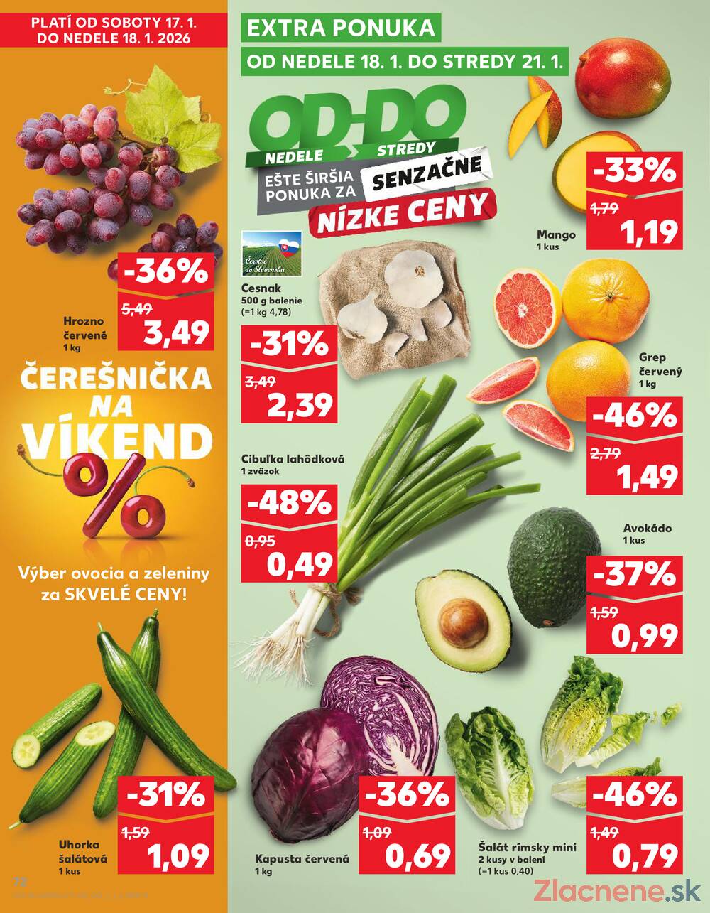 Kaufland 15.1. - 21.1. - Kaufland Vranov nad Topľou