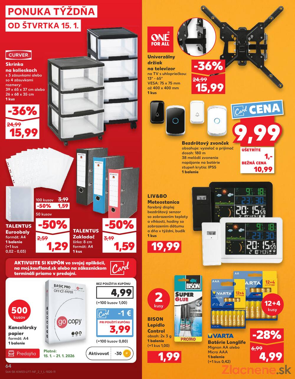 Kaufland 15.1. - 21.1. - Kaufland Poprad - Jiřího Wolkera