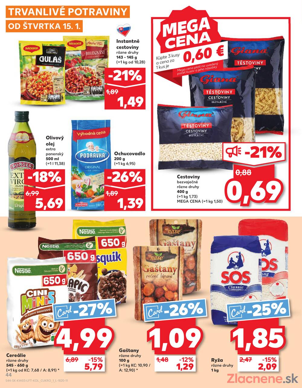 Kaufland 15.1. - 21.1. - Kaufland Bratislava - Rača