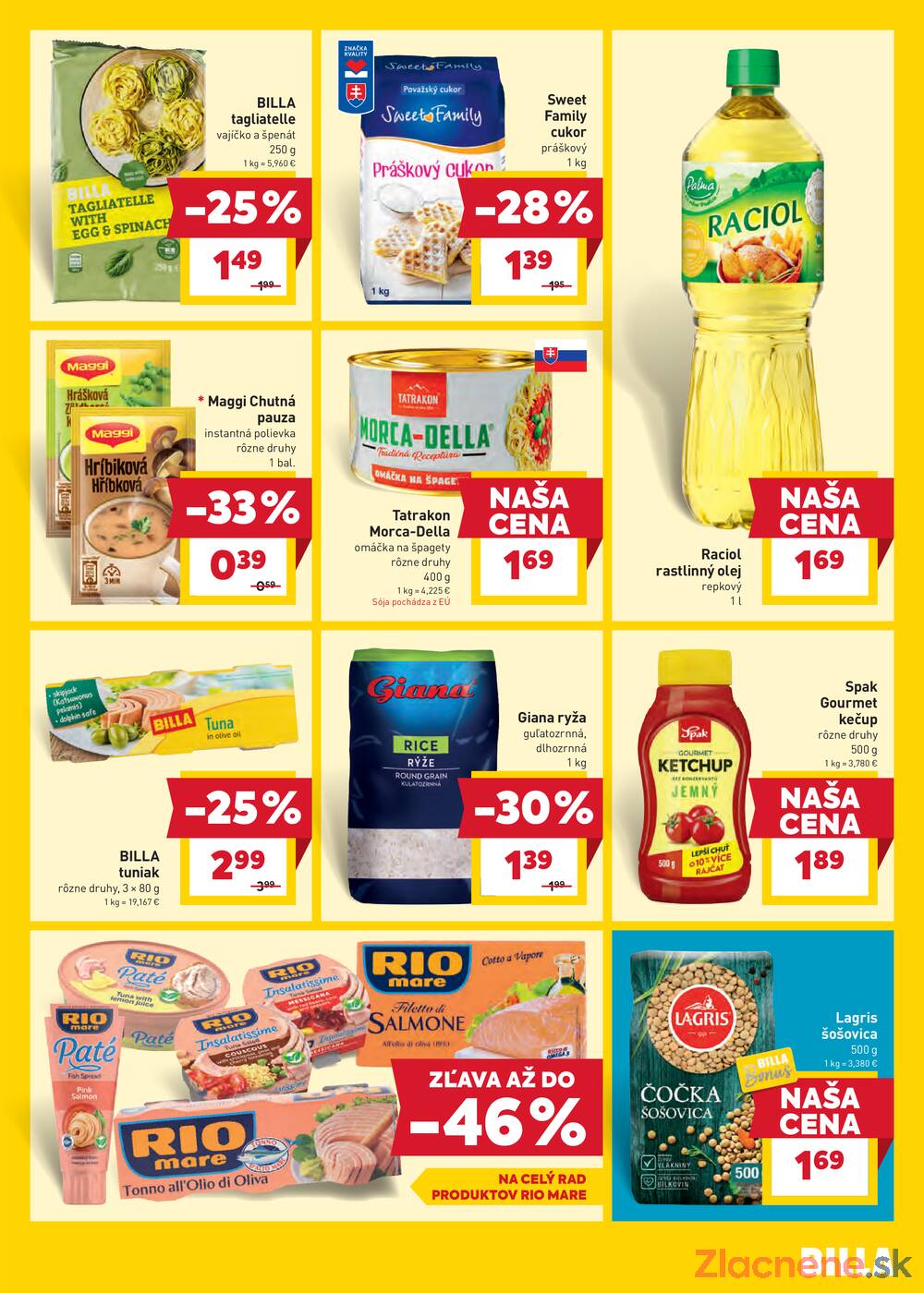 BILLA od 28.1. do 3.2.2026