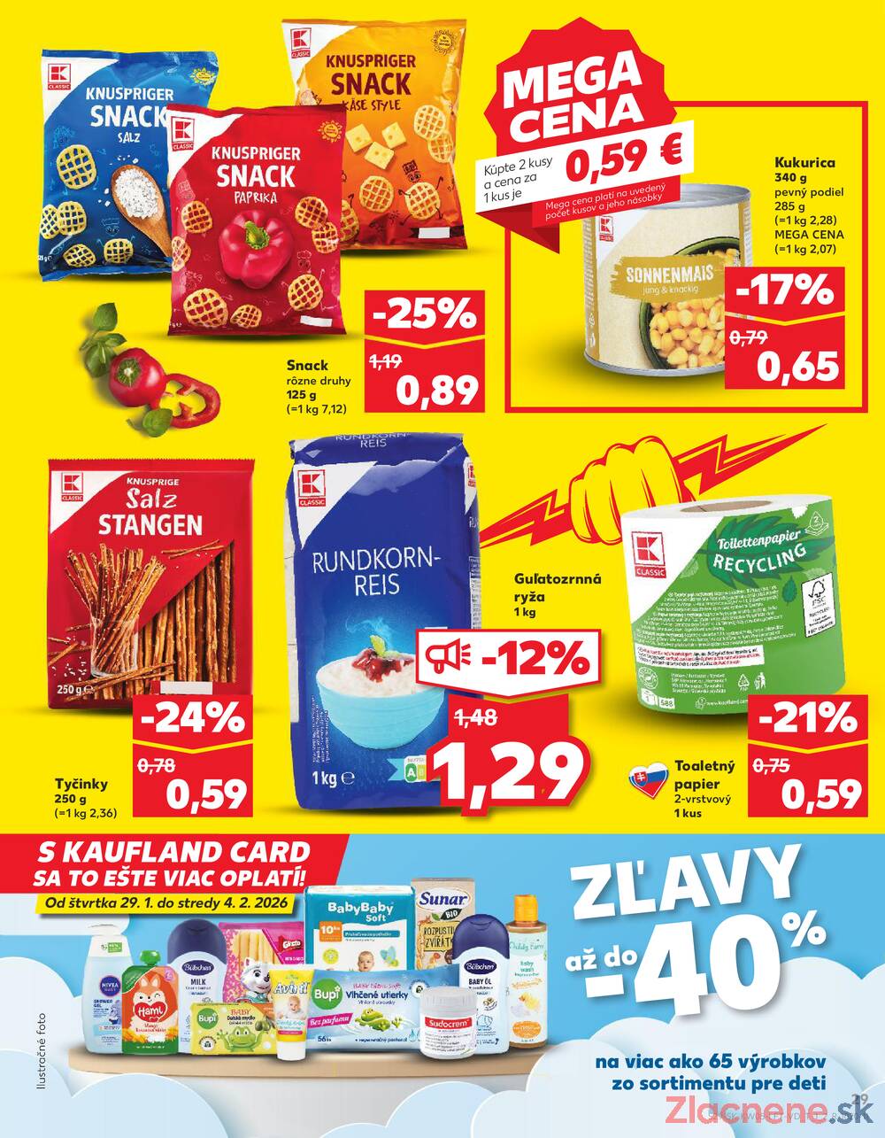 Kaufland 29.1. - 4.2. - Kaufland Púchov