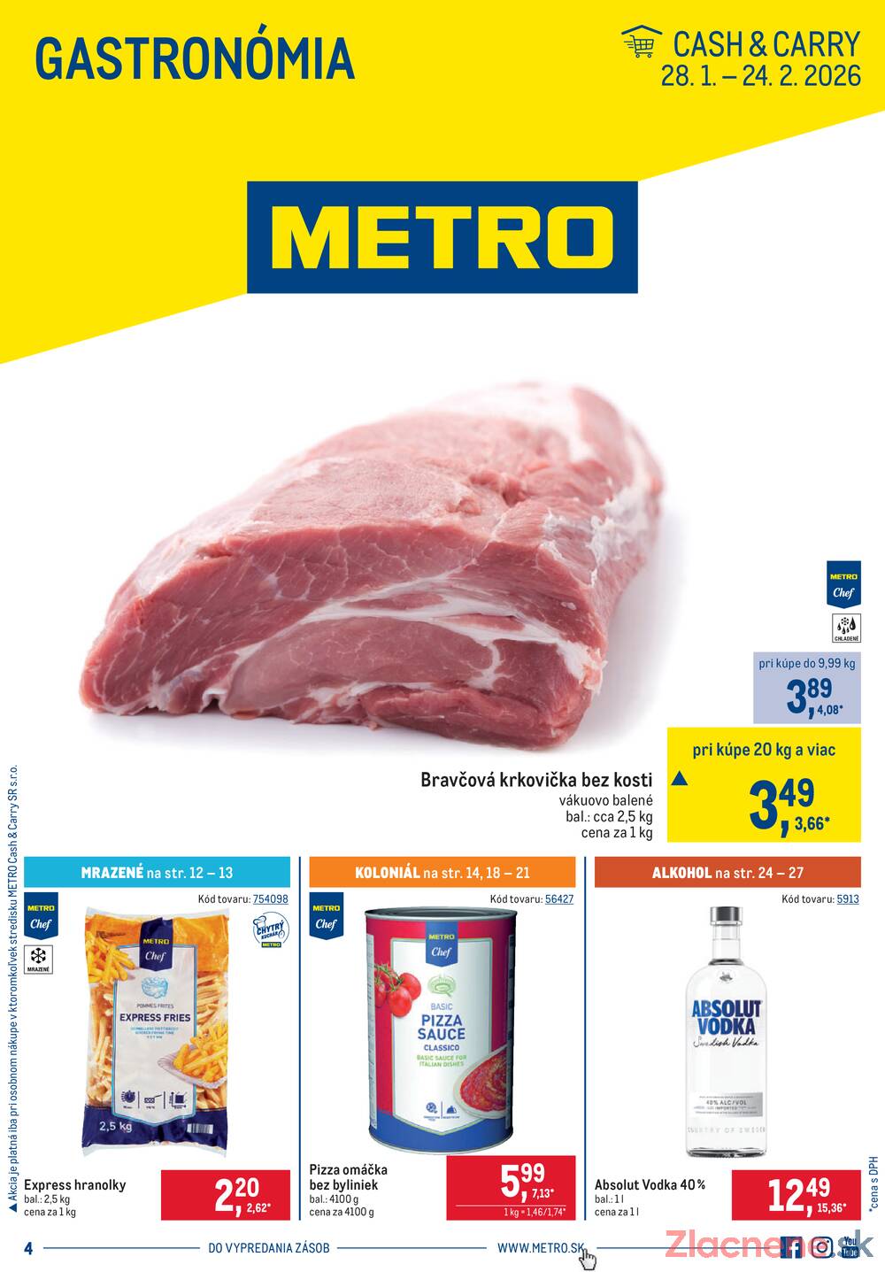 Leták METRO - Metro Gastronomia do 10.2. - strana 1