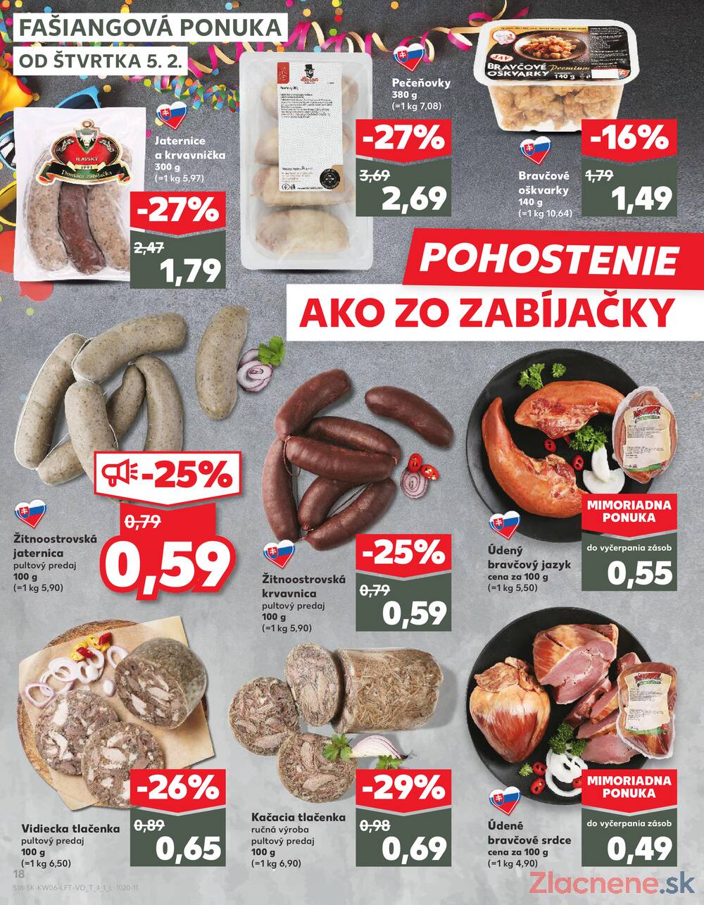 Leták Kaufland - Kaufland 5.2. - 11.2. - Kaufland Spišská Nová Ves - strana 18