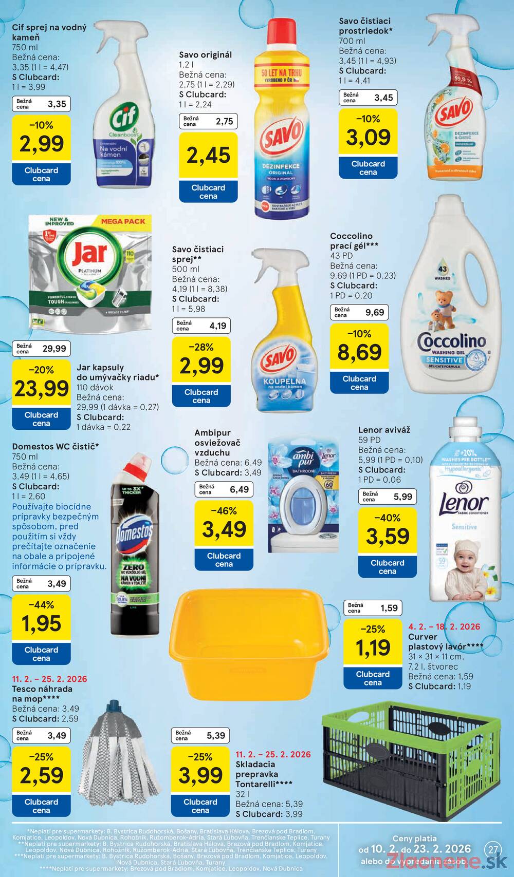 Tesco supermarkety od 11.2. do 17.2.2026