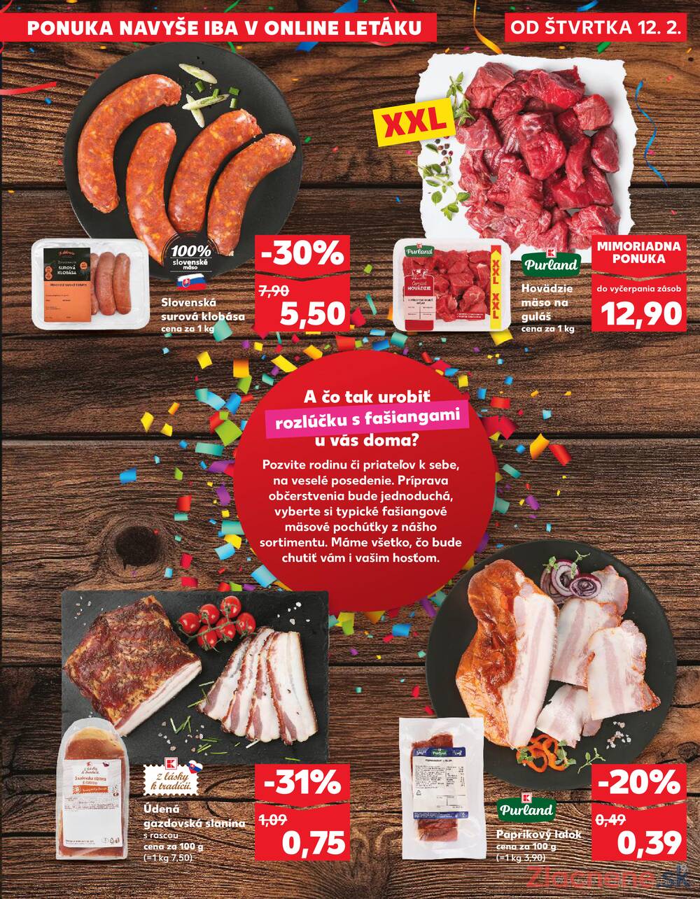 Kaufland 12.2. - 18.2. - Kaufland Bardejov