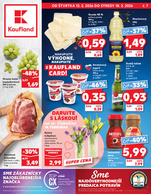 Leták Kaufland 12.2. - 18.2. - Kaufland Piešťany