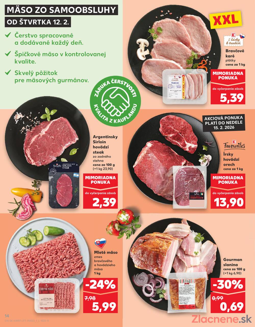 Kaufland 12.2. - 18.2. - Kaufland Zlaté Moravce