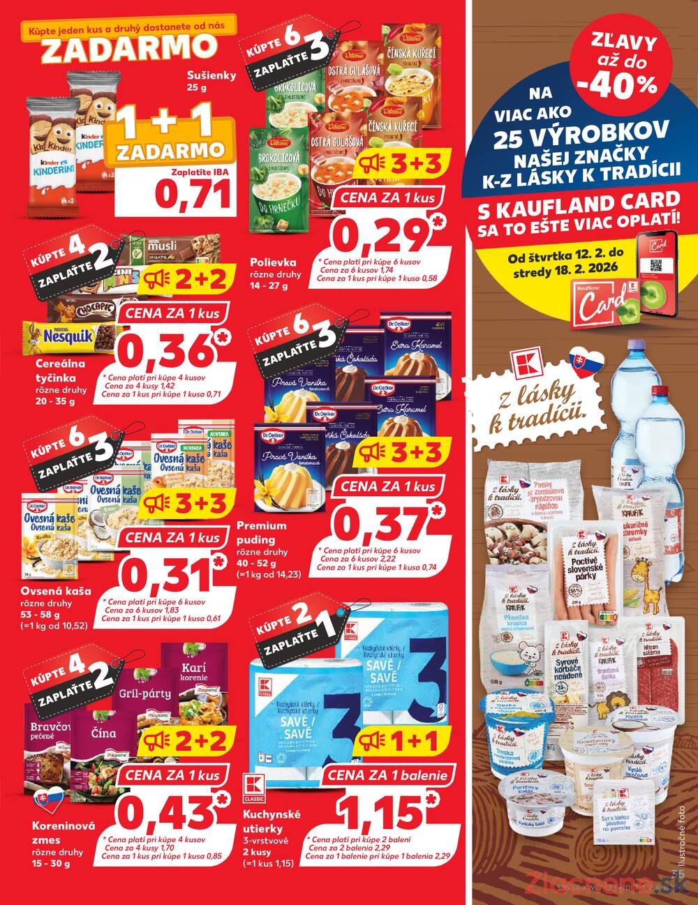 Kaufland 12.2. - 18.2. - Kaufland Bratislava - Avion (Ivanská cesta)