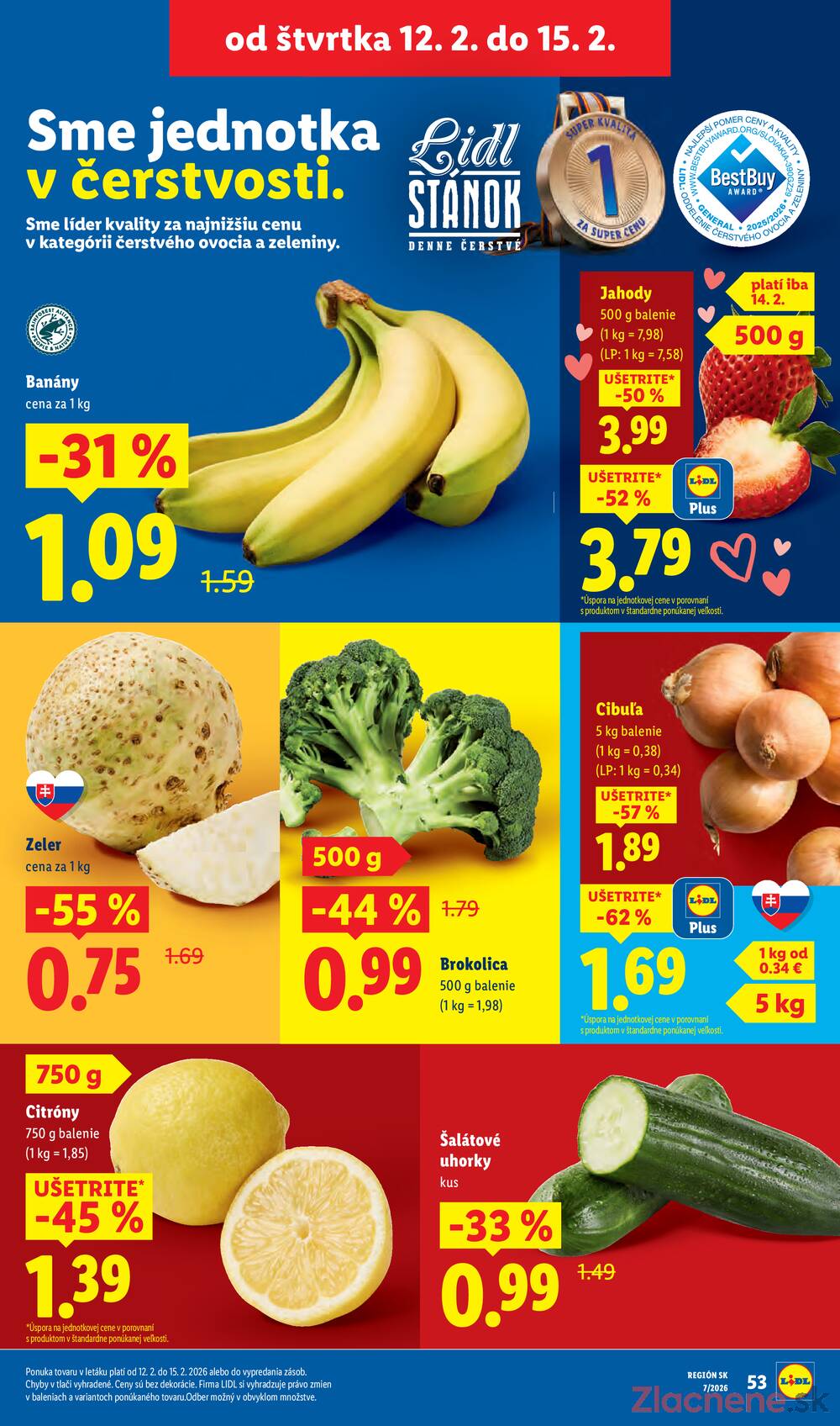 Lidl od štvrtka 12.2. - 15.2.