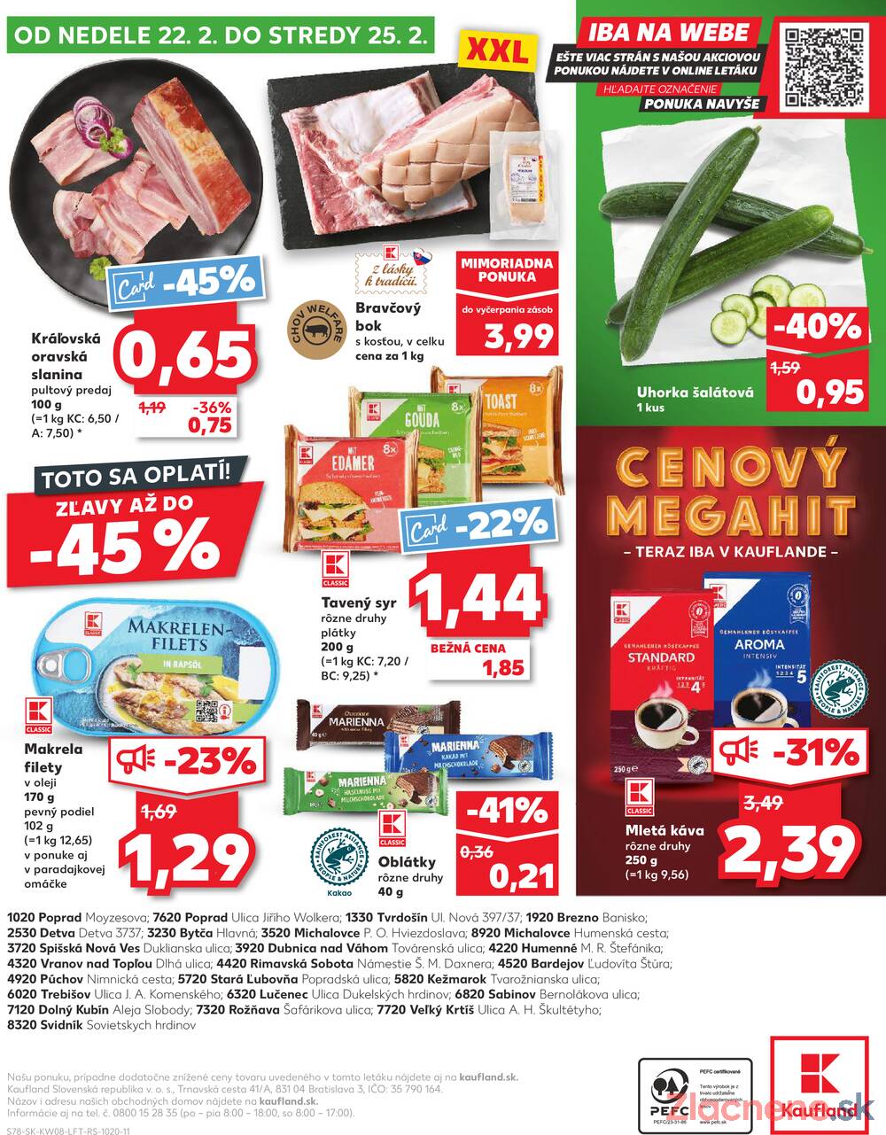 Kaufland 19.2. - 25.2. - Kaufland Púchov
