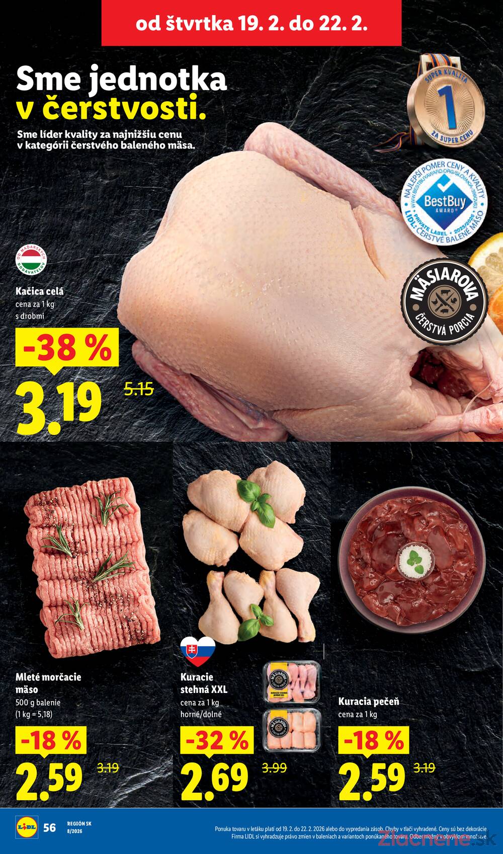 Lidl Štvrtok do 22.2.