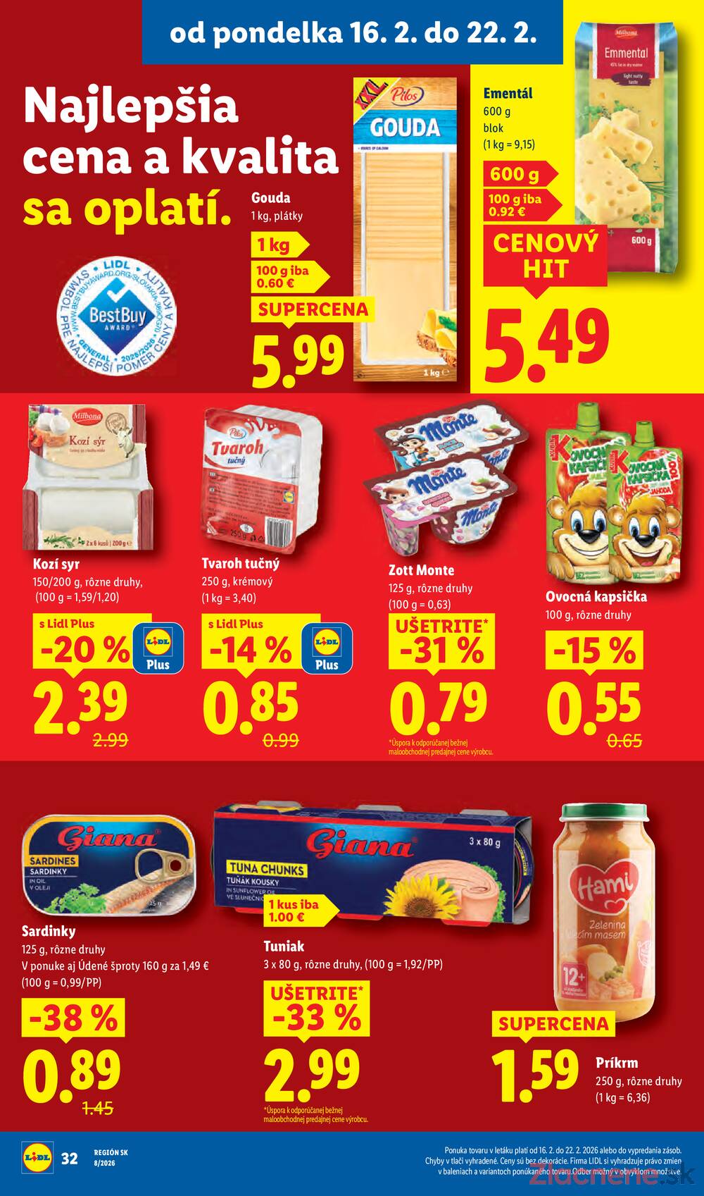 Lidl Štvrtok do 22.2.