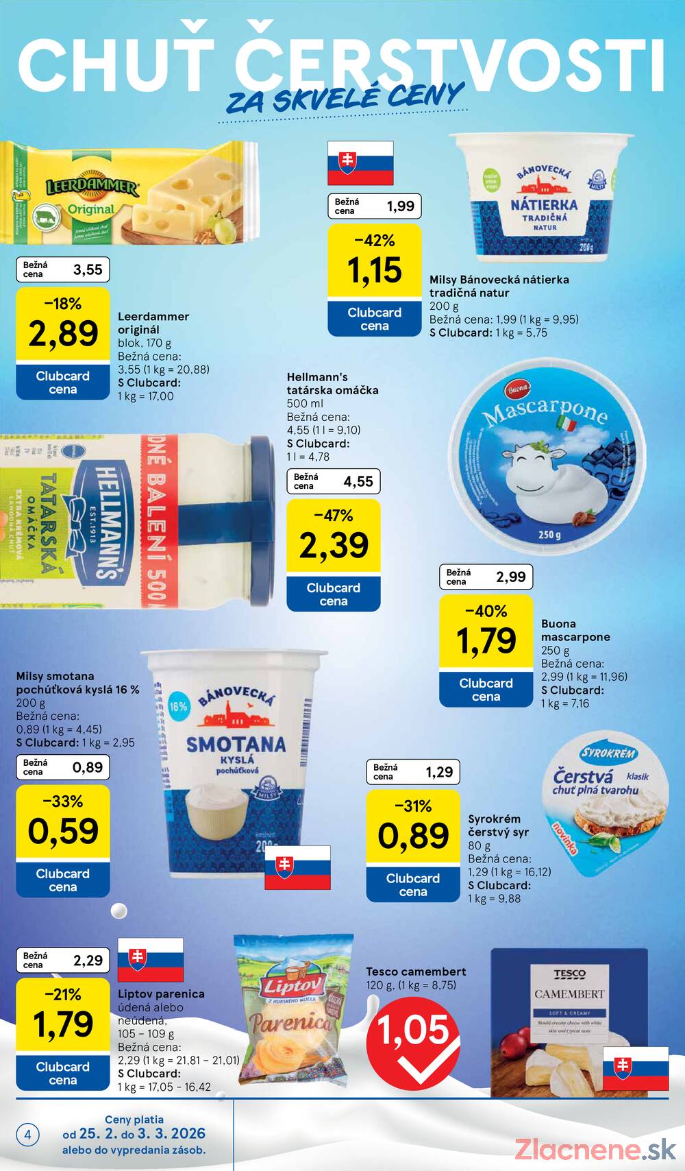 Tesco malé hypermarkety 25.2. - 3.3.