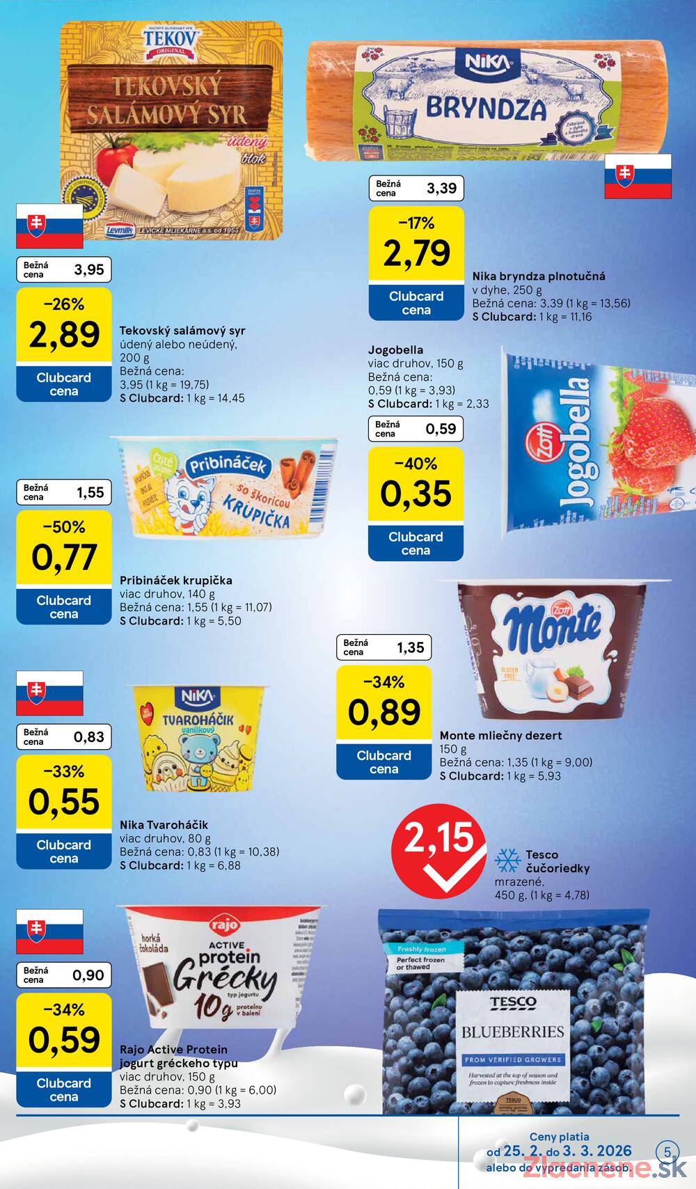 Tesco malé hypermarkety 25.2. - 3.3.