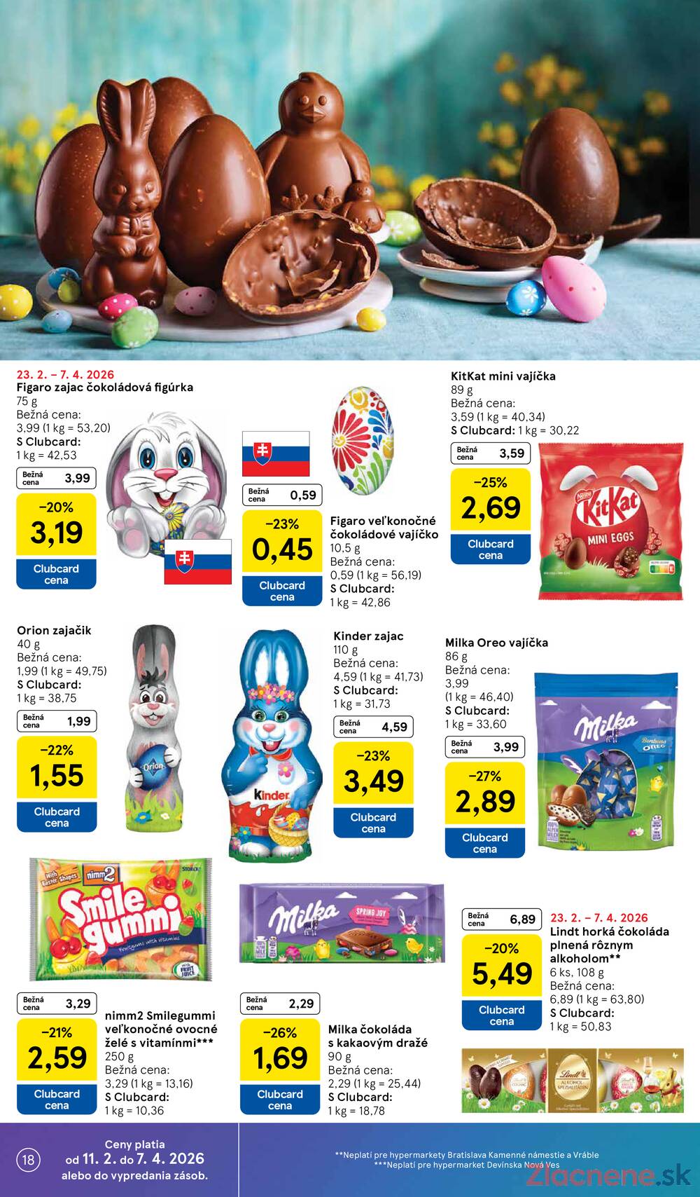 Tesco malé hypermarkety 25.2. - 3.3.