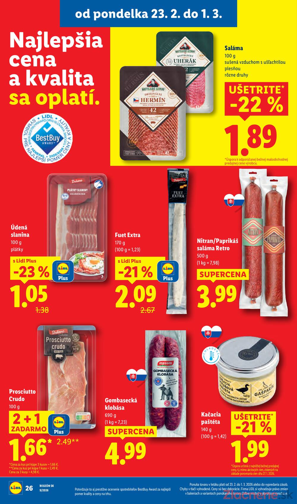 Lidl 23.2. - 1.3.