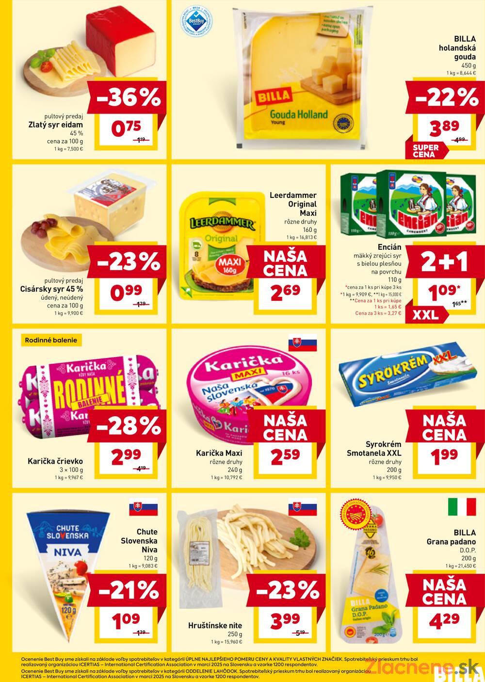 BILLA od 25.2. do 3.3.2026