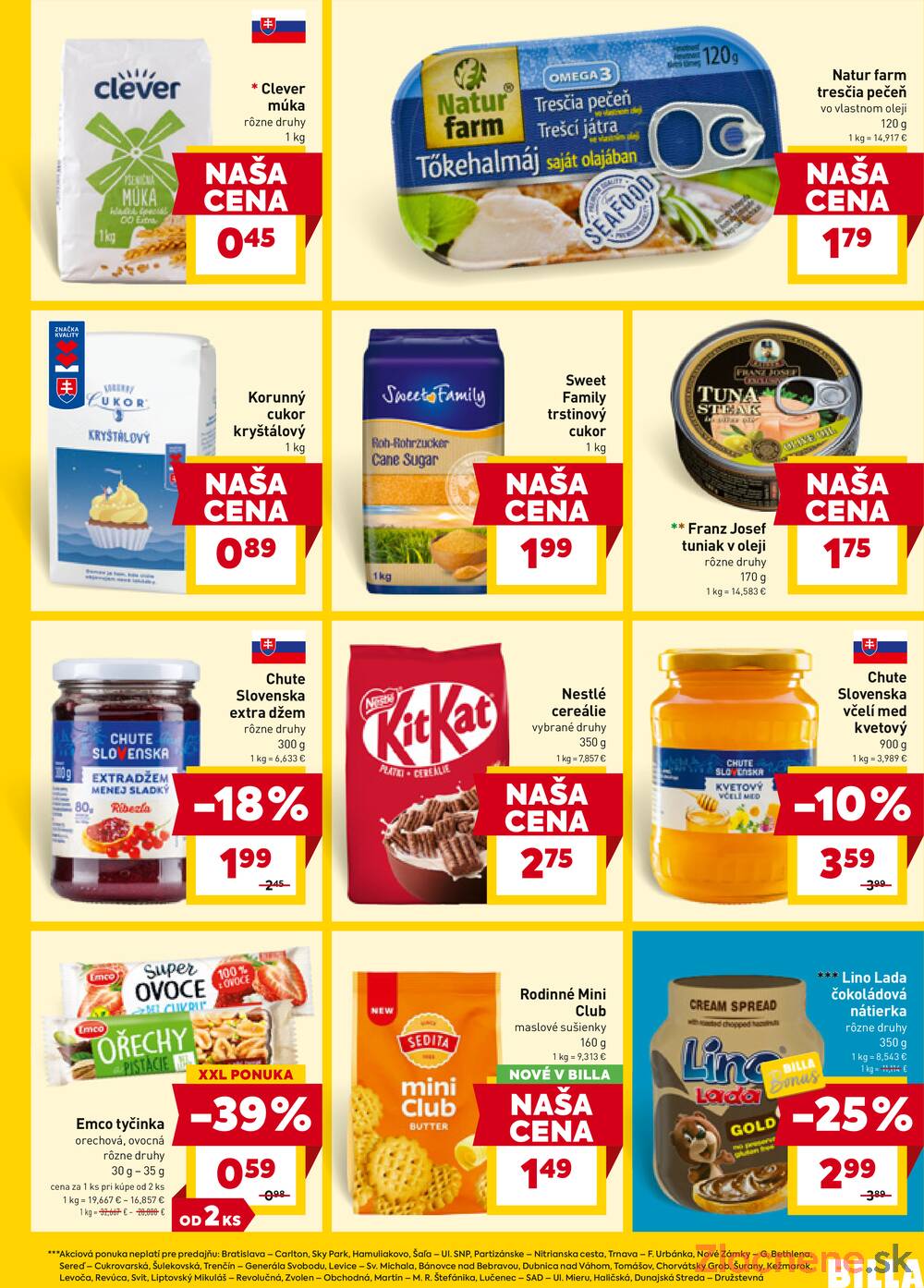 BILLA od 25.2. do 3.3.2026