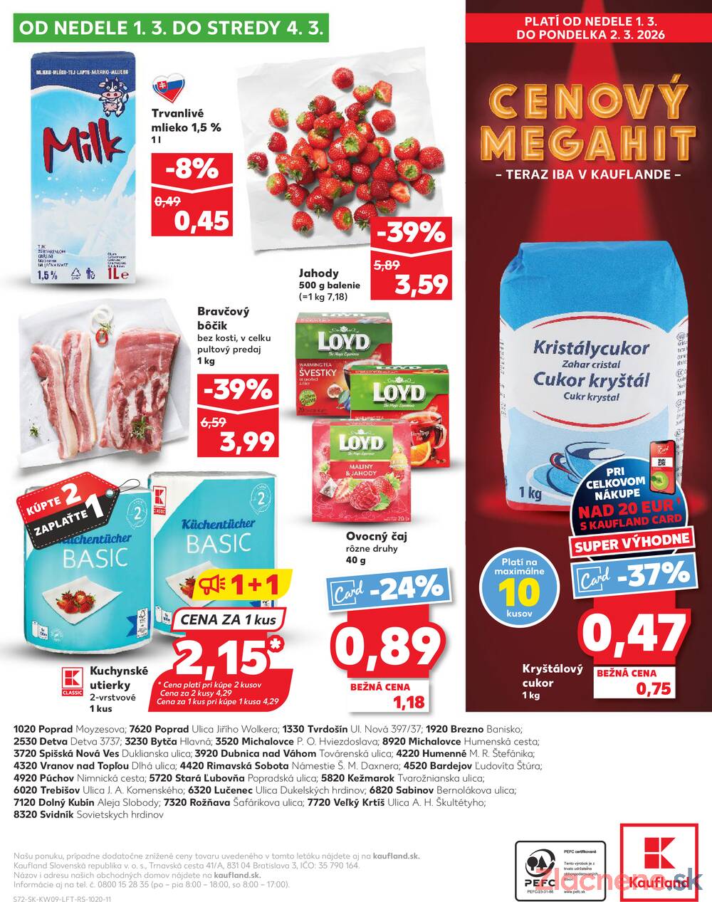 Leták Kaufland - Kaufland 26.2. - 4.3. - Kaufland Humenné - strana 72
