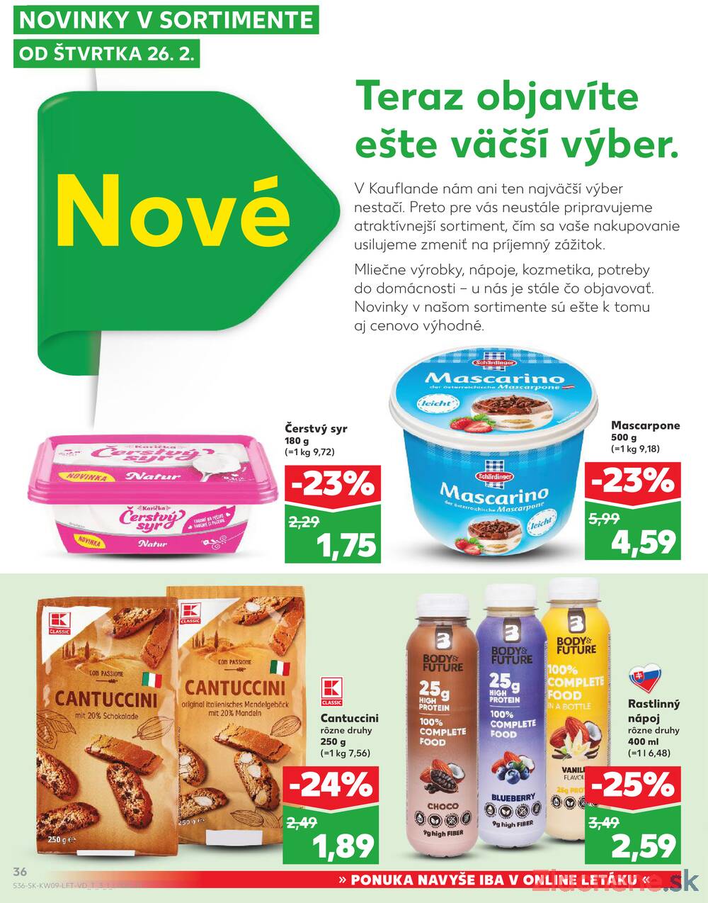 Leták Kaufland - Kaufland 26.2. - 4.3. - Kaufland Trebišov - strana 36
