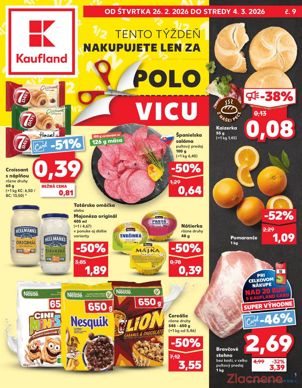 Leták Kaufland - Kaufland 26.2. - 4.3. - Kaufland Žiar nad Hronom - strana 1