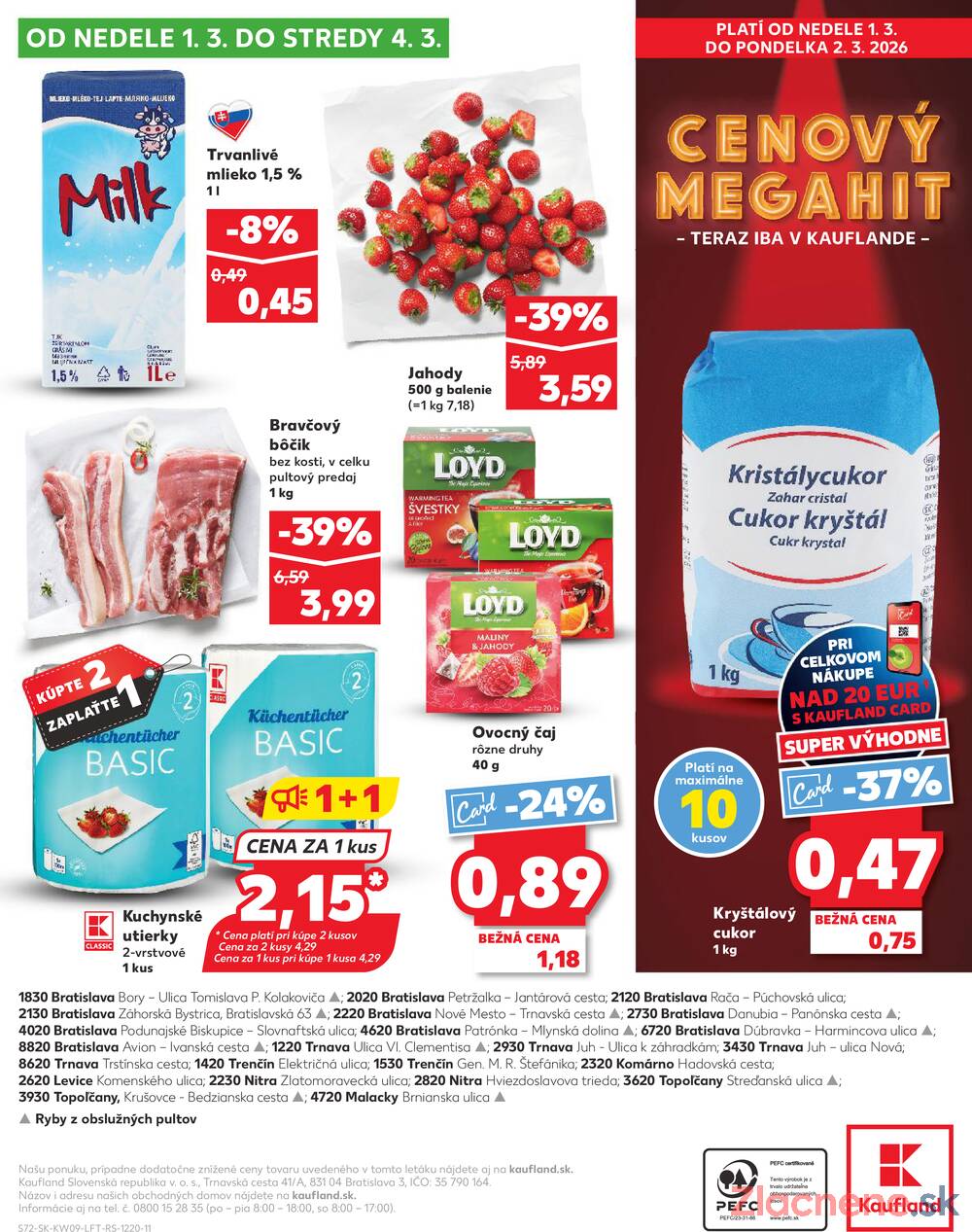 Kaufland 26.2. - 4.3. - Kaufland Trnava