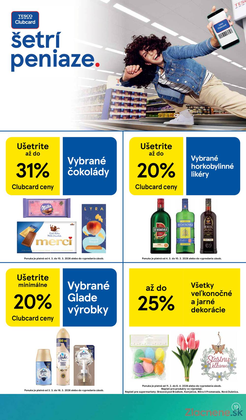 Tesco supermarkety od 4.3. do 10.3.2026