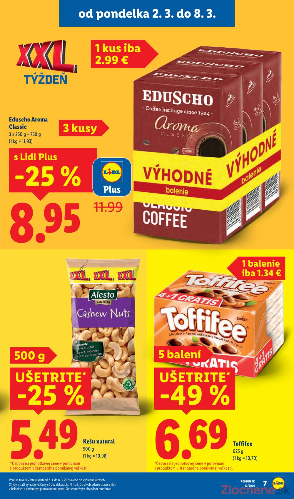 Lidl Pondělok 2.3. - 8.3.