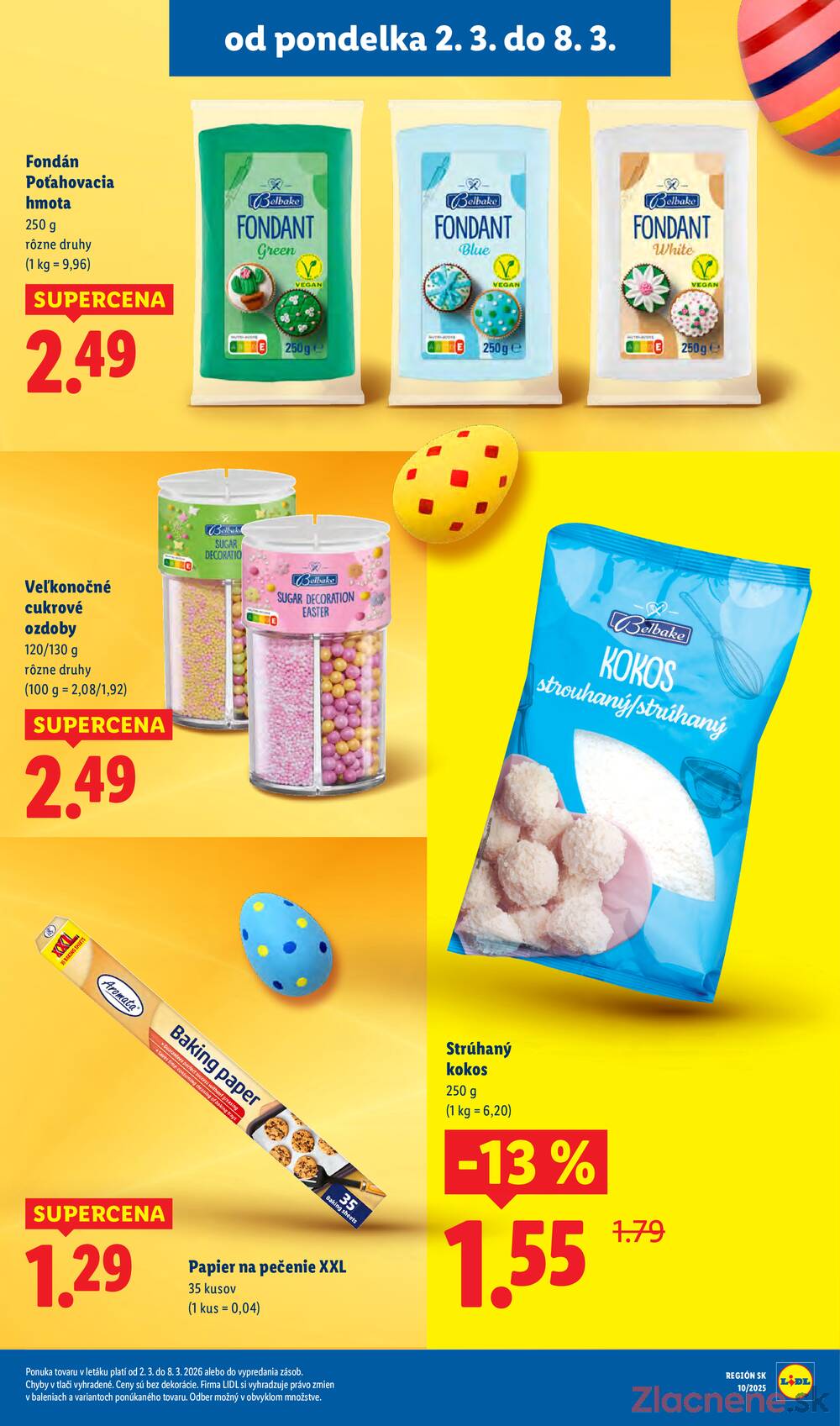 Lidl Pondělok 2.3. - 8.3.