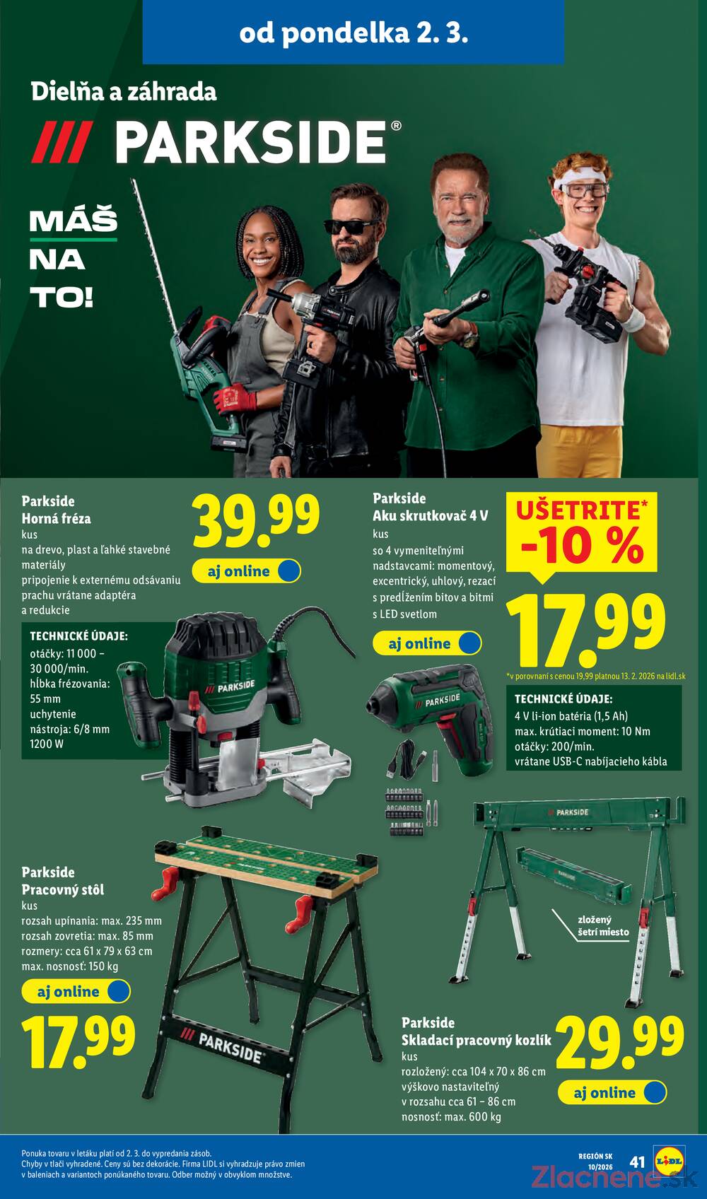 Lidl Pondělok 2.3. - 8.3.