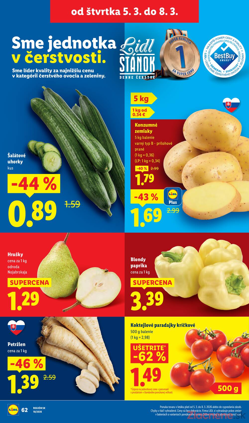 Lidl Pondělok 2.3. - 8.3.